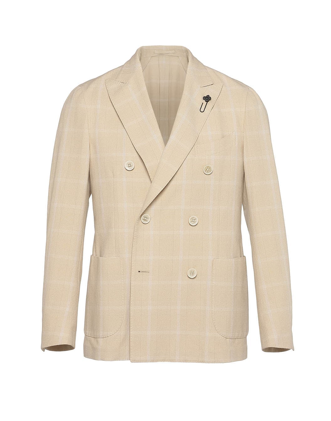 グレンチェック ダブルブレストジャケット – LARDINI Online Store