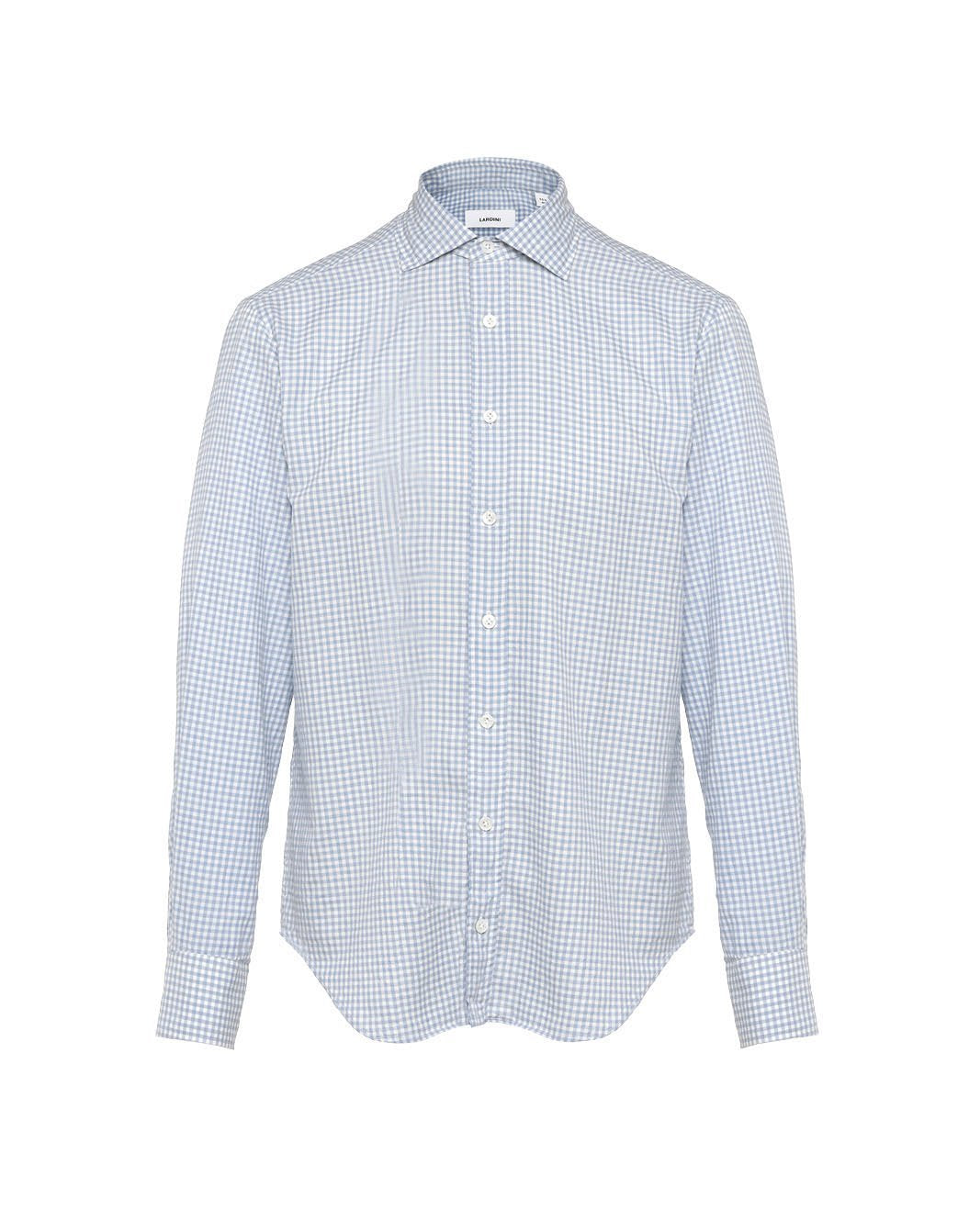 【新品未使用】LARDINI ギンガムチェック柄 長袖シャツ LARDINI - LARDINI (ラルディーニ) ギンガム チェック シャツ | 4.444glad