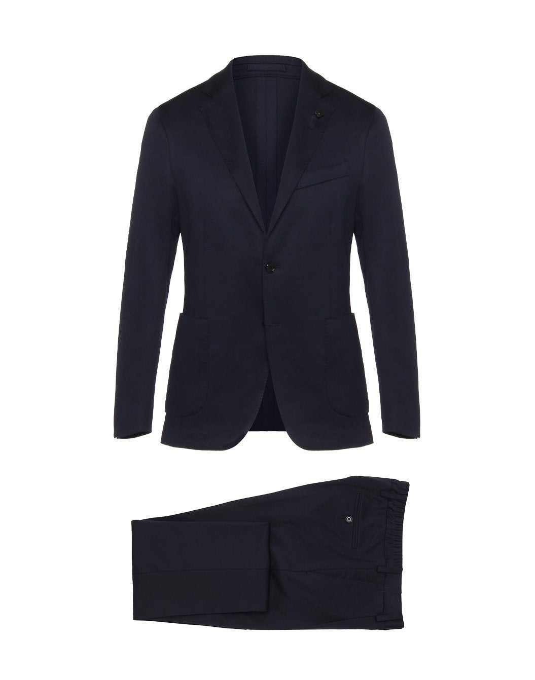 ※シャア 未使用 LARDINI ウールスーツ 50 ミッドナイトブルー シャア様専用 未使用 LARDINI ウールスーツ 50 ミッドナイトブルー