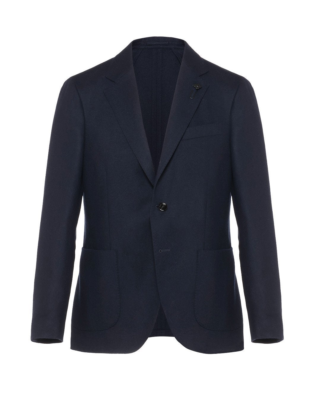 極上カシミヤ混 LARDINI ヘリンボーン ブートニエール アンコンジャケット 極上カシミヤ混 LARDINI ヘリンボーン ブートニエール アンコンジャケット