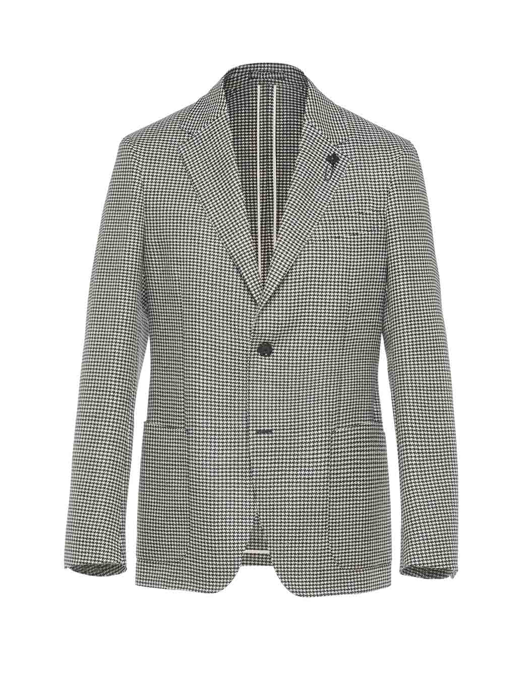 ハウンドトゥースチェック ジャケット – LARDINI Online Store