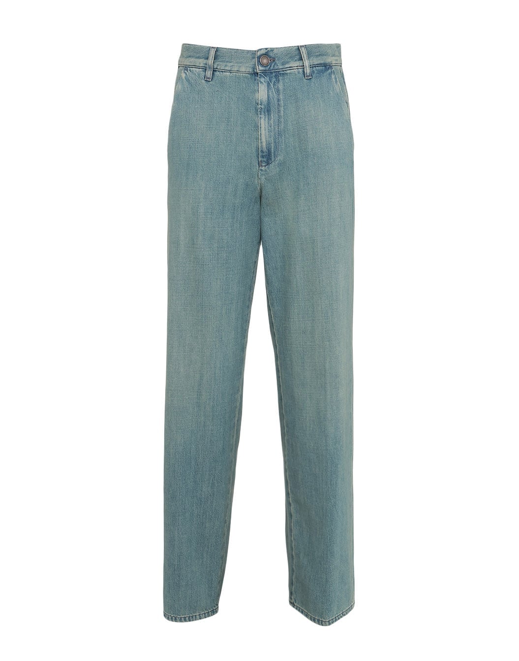 ウォッシュドコットンリヨセル デニムスラックス – LARDINI Online Store