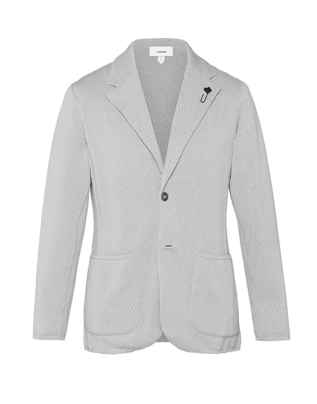コンパクトコットンバスケットステッチニットジャケット – LARDINI