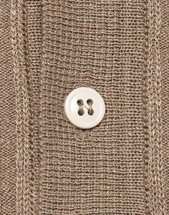 リネンコットンストライプニットポロ – LARDINI Online Store