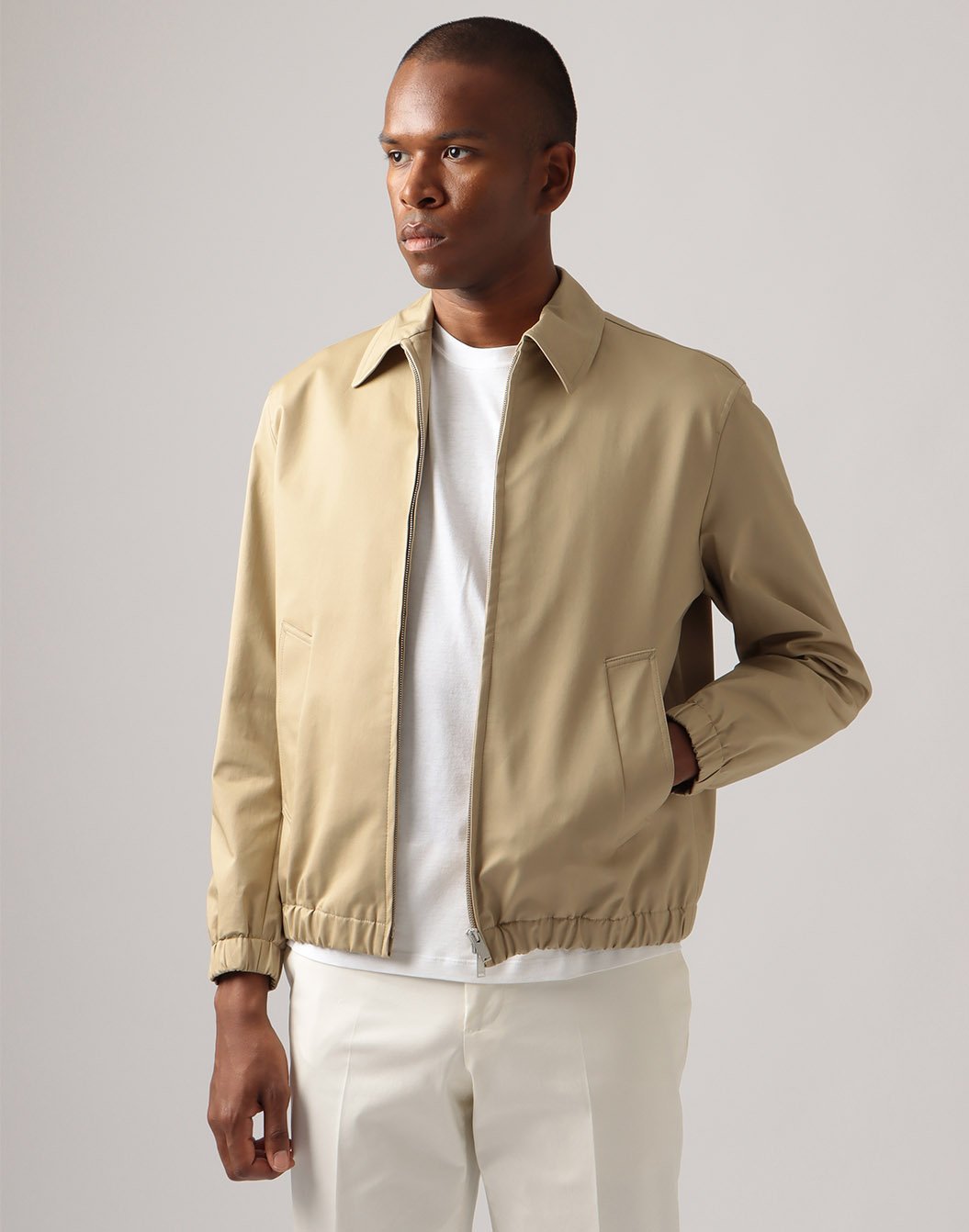 ストレッチコットンギャバジンブルゾン – LARDINI Online Store