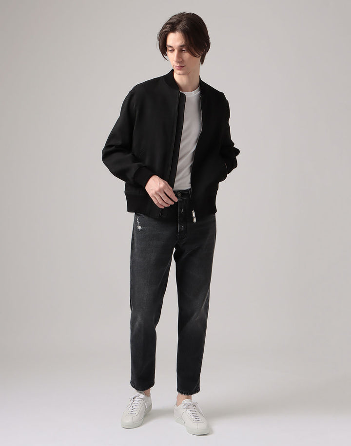 LARDINI ジャケット　ブラック LARDINI テーラードジャケット ブラック - メルカリ