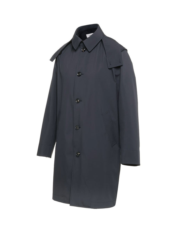 撥水WフェイスポリエステルLJフーデッドステン – LARDINI Online Store