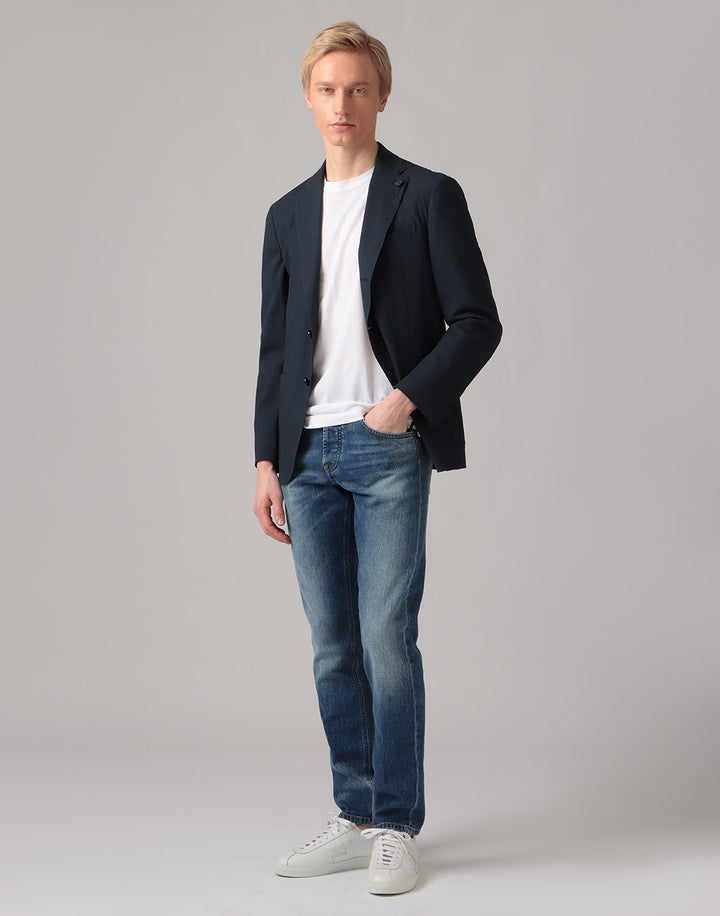 LARDINI シアサッカー　テーラードジャケット　イタリア製　近年モデル 楽天市場】ラルディーニ ジャケット シアサッカーの通販