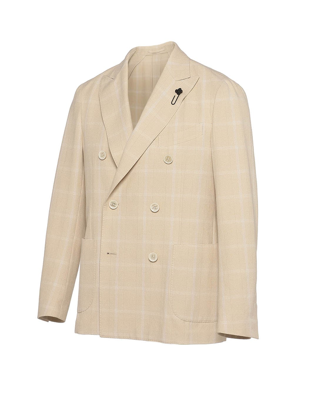 グレンチェック ダブルブレストジャケット – LARDINI Online Store