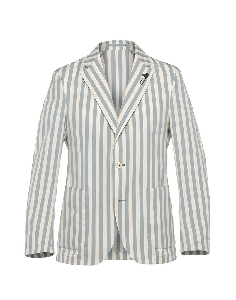 高密度コットン ボールドストライプジャケット – LARDINI Online Store