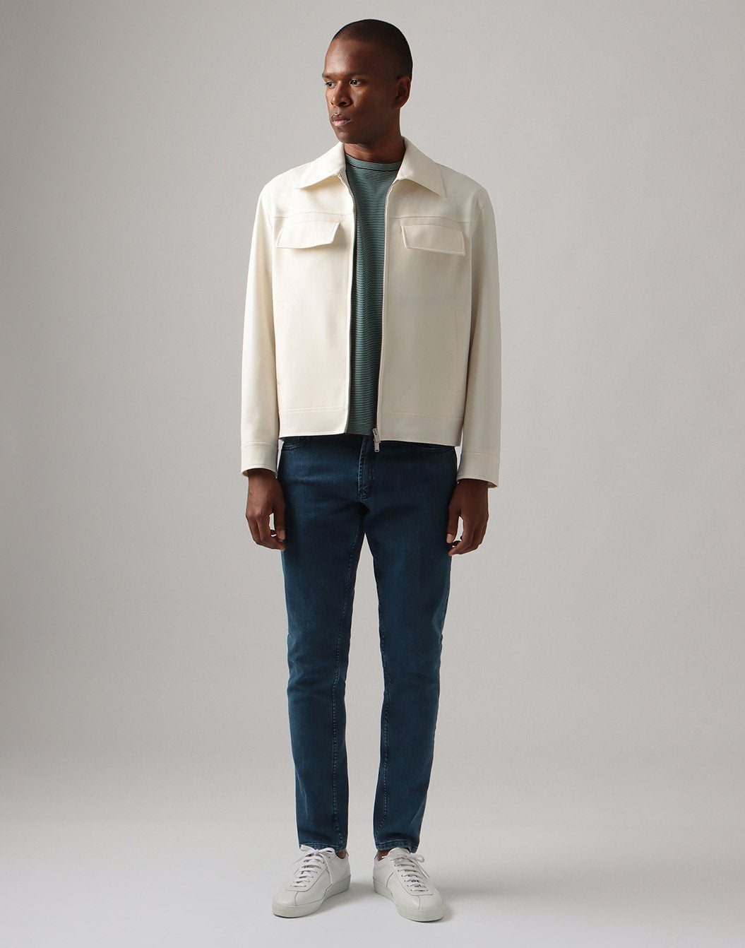 Sans Limite ウールブルゾン トラベルストレッチ ウールサージブルゾン – LARDINI Online Store