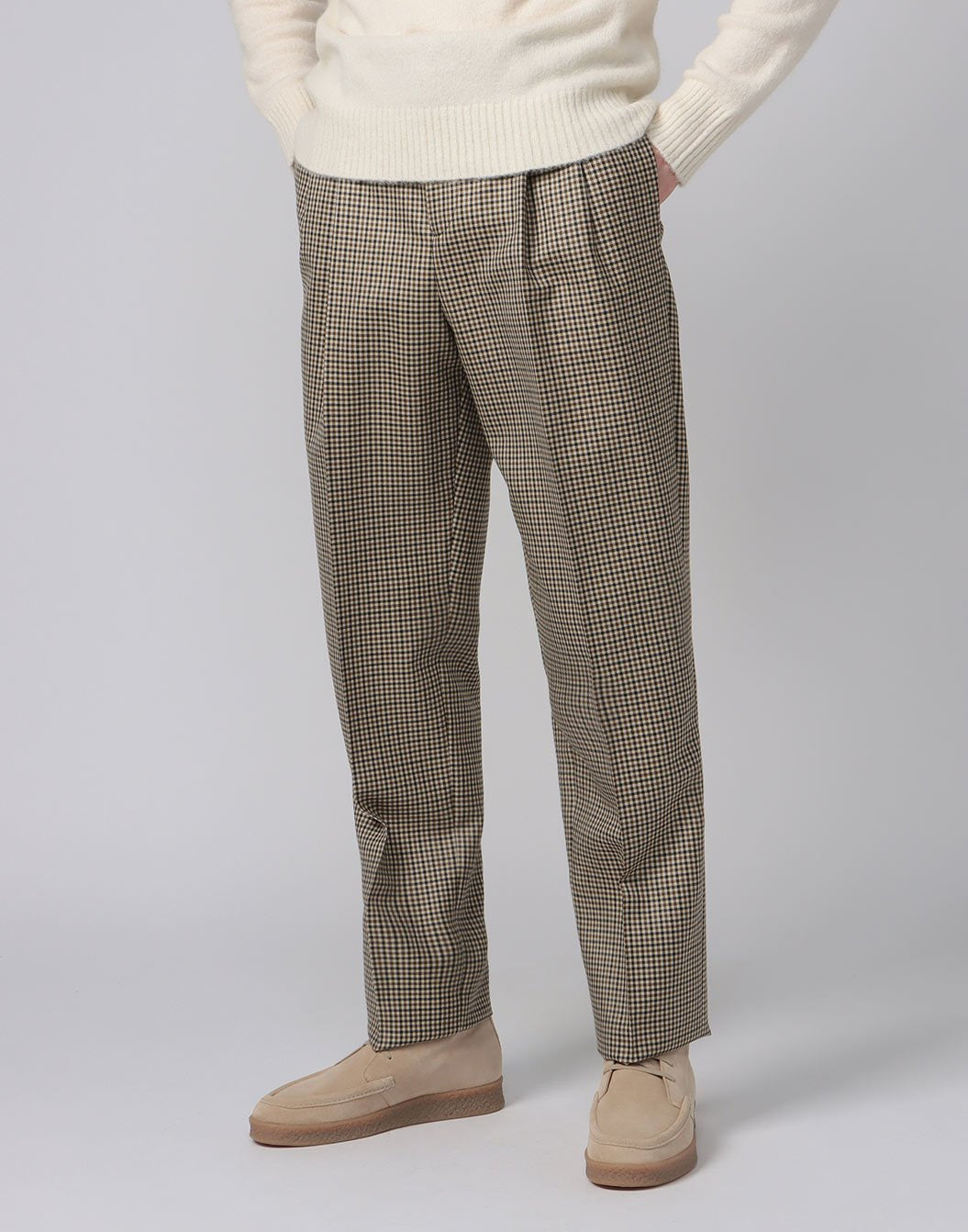 シェパードチェック トラウザーズ – LARDINI Online Store