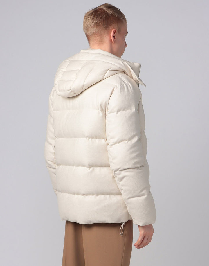 ウールシルク バスケットクロス ダウンジャケット – LARDINI Online Store