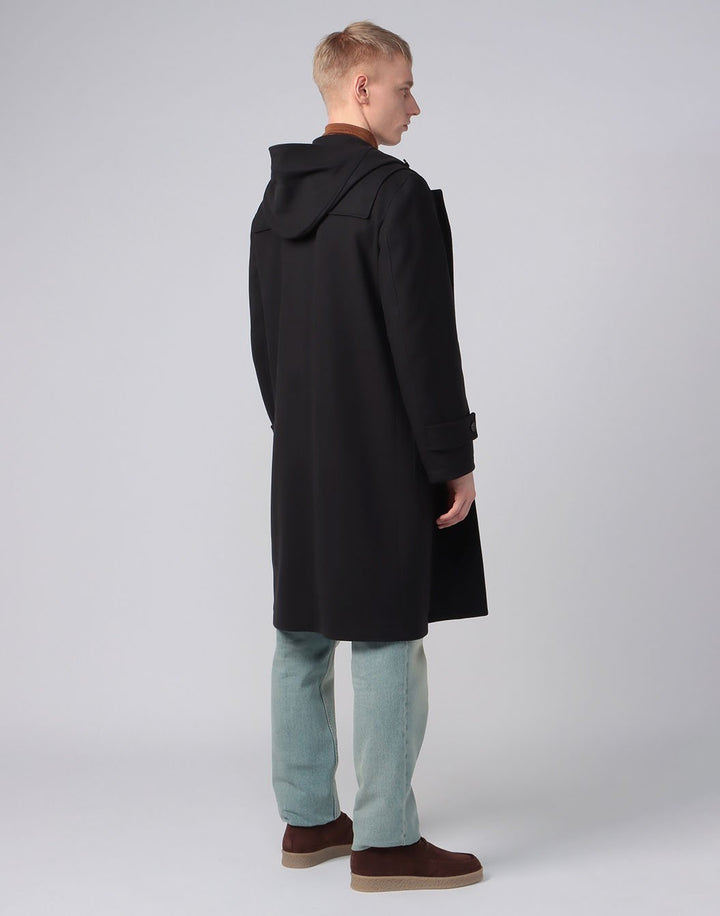ウールナイロン メルトンダッフルコート – LARDINI Online Store