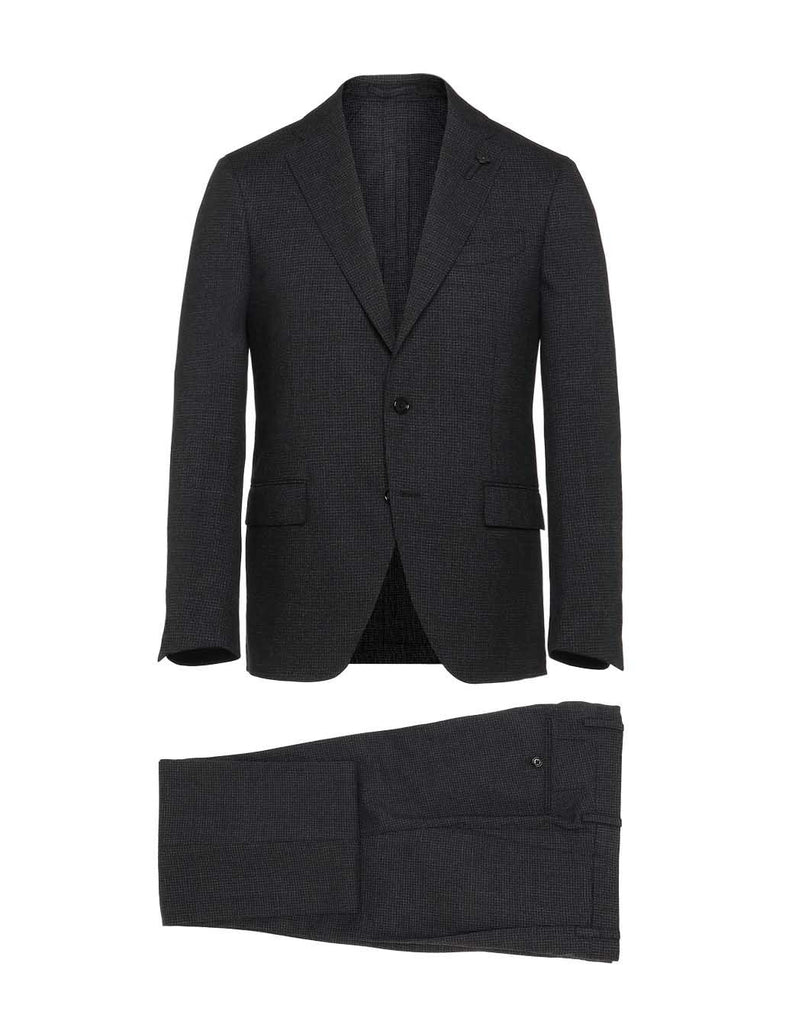 マイクロハウンドトゥースチェックスーツ – LARDINI Online Store