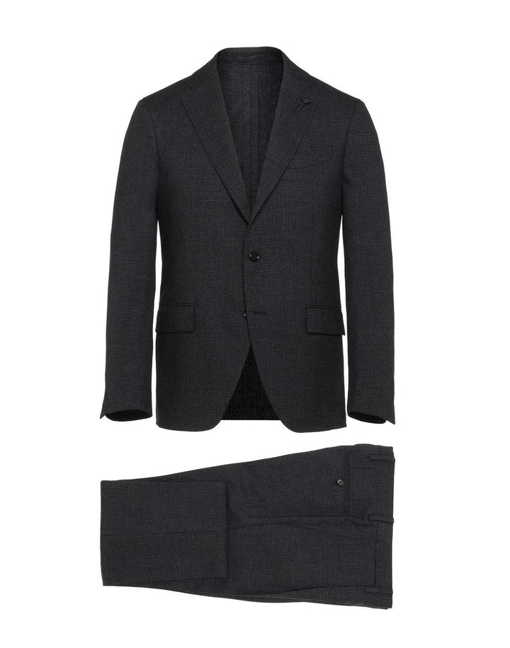 マイクロハウンドトゥースチェックスーツ – LARDINI Online Store