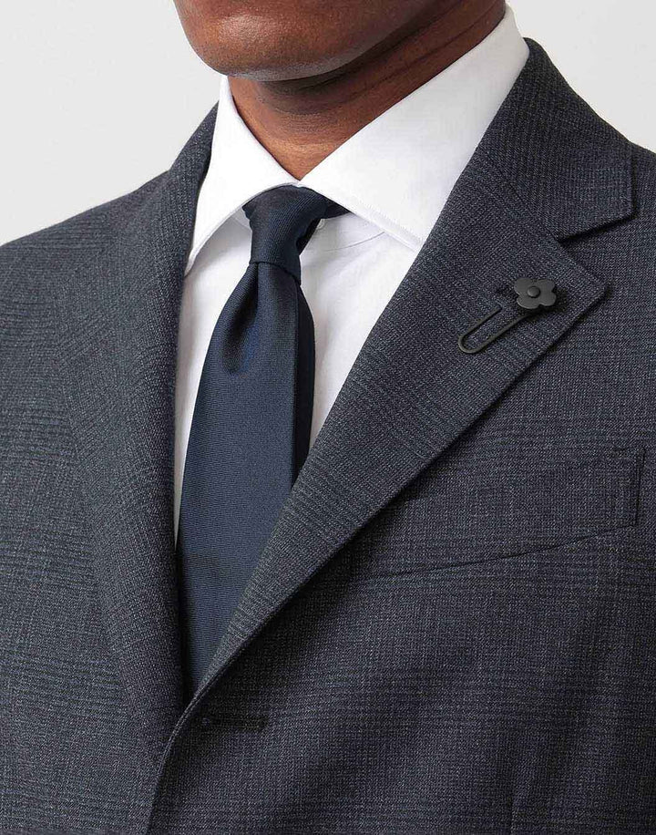 [新品未使用] LARDINI ラルディーニ ネクタイ ブートニエール付 LARDINI（ラルディーニ） ネクタイ メンズ ブートニエール刺繍