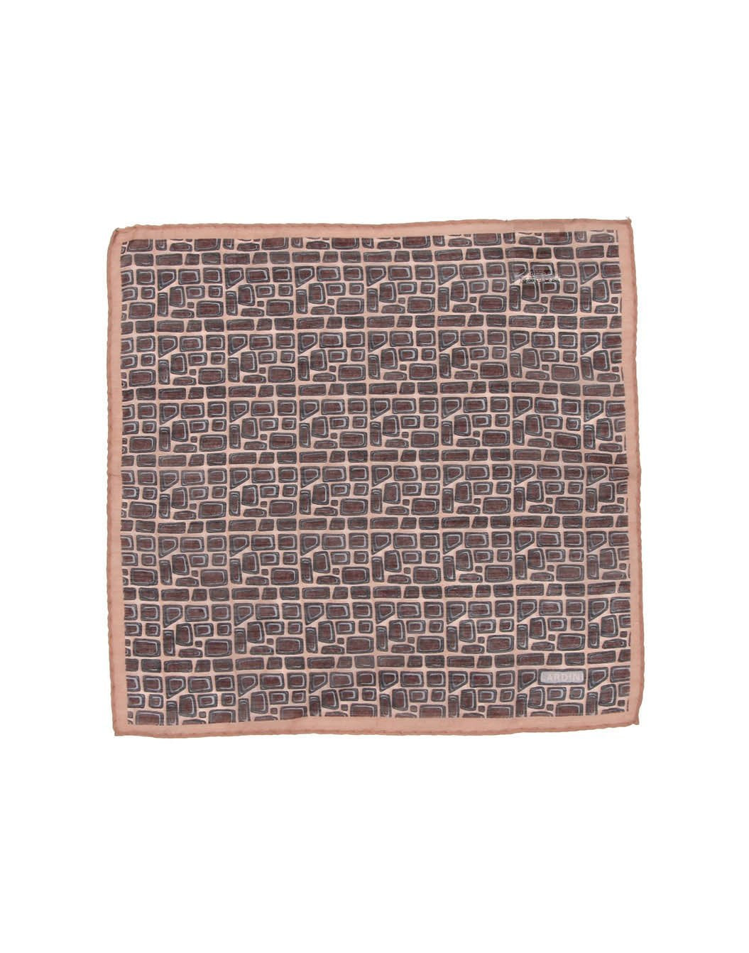 ウールシルクブロックプリントポケットチーフ – LARDINI Online Store