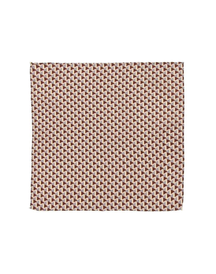 ウールシルクトライアングルプリントポケットチーフ – LARDINI Online