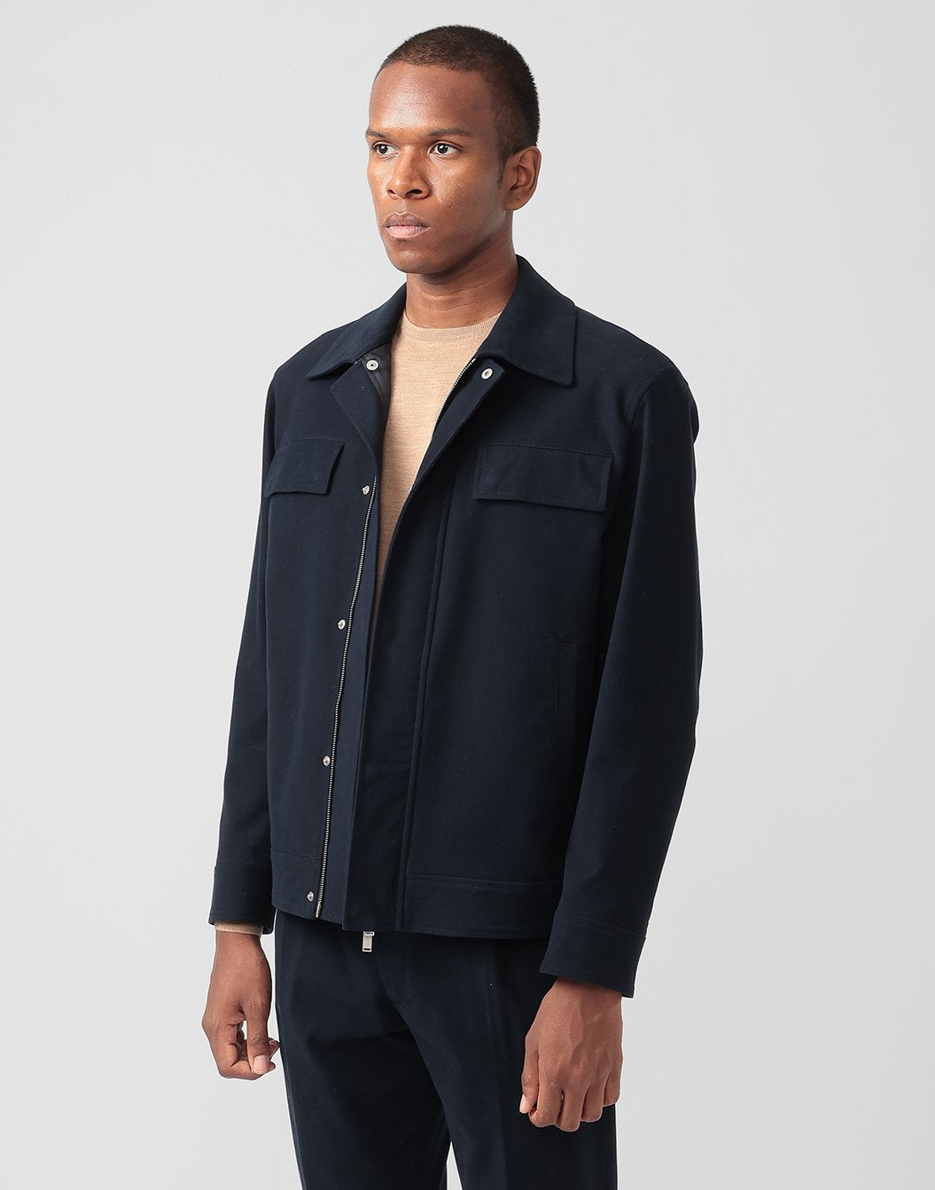 ストレッチモールスキンシャツジャケット – LARDINI Online Store