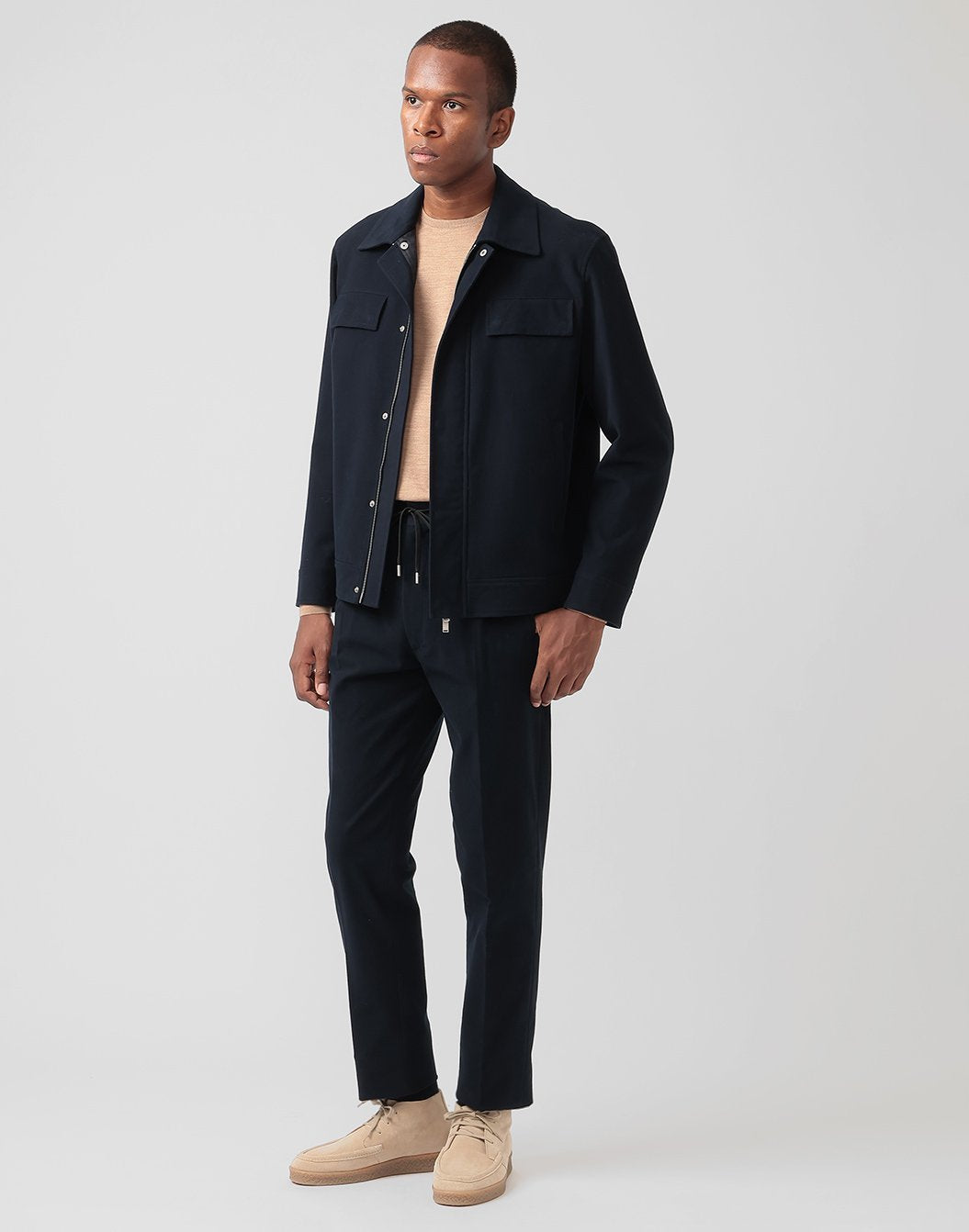 ストレッチモールスキンシャツジャケット – LARDINI Online Store