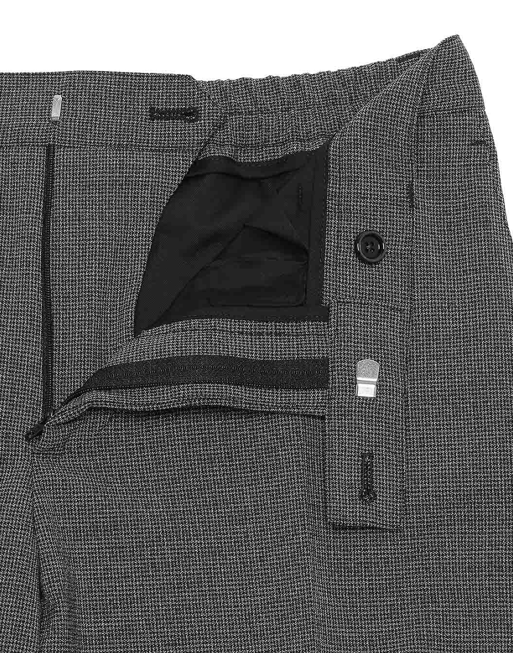 テクニカルウール マイクロハウンドトゥースチェックスーツ – LARDINI 