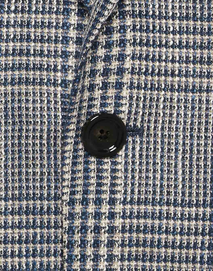 <美品>LARDINI グレー リネン ツイード ジャケット サイズ42 美品>LARDINI グレー リネン ツイード ジャケット サイズ42