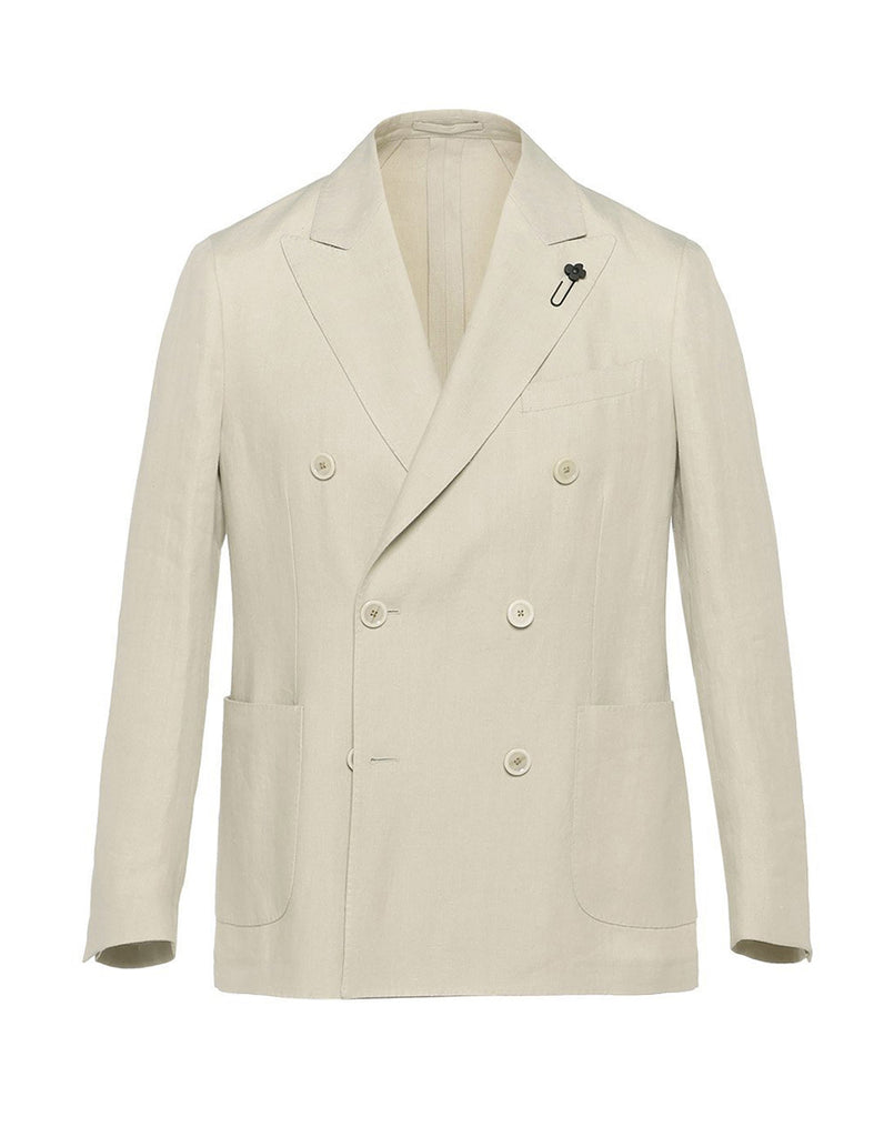 リネンキャンバス ダブルジャケット – LARDINI Online Store