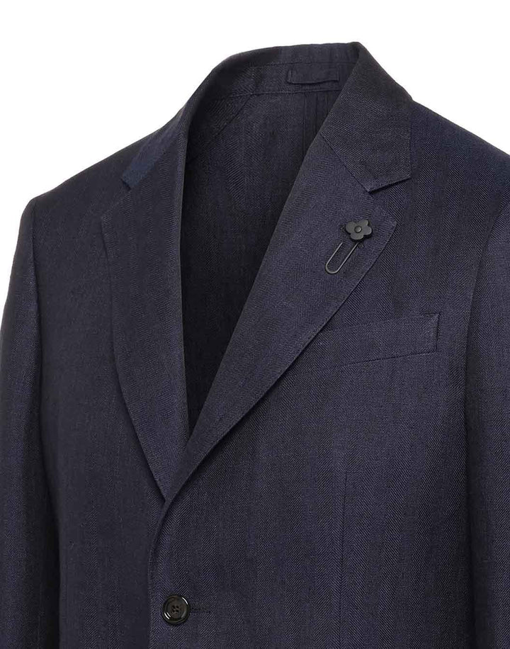 リネンヘリンボーン ジャケット – LARDINI Online Store