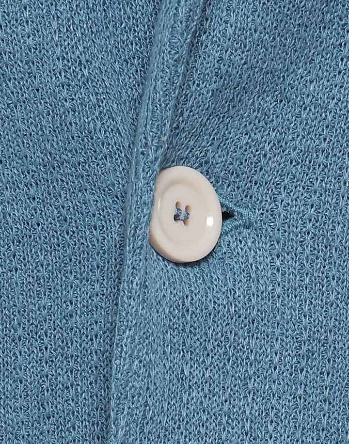 リネンコットン ドロップニードルステッチ ニットジャケット – LARDINI