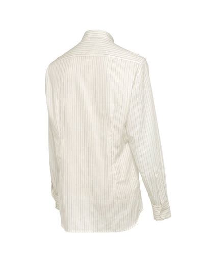 コットンウール オルタネイト ストライプシャツ