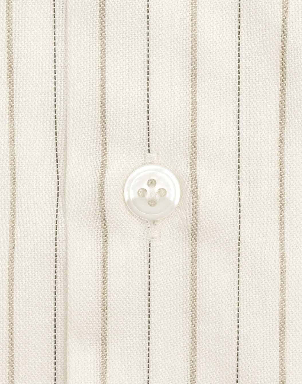 コットンウール オルタネイト ストライプシャツ