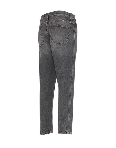 ブラックハードウォッシュデニム