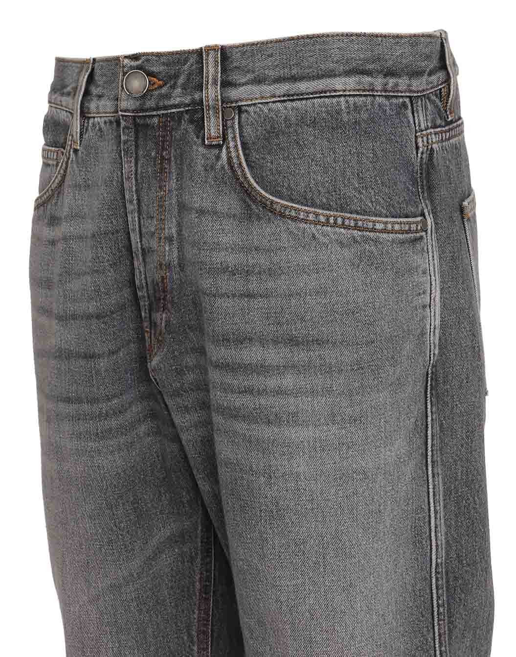 ブラックハードウォッシュデニム