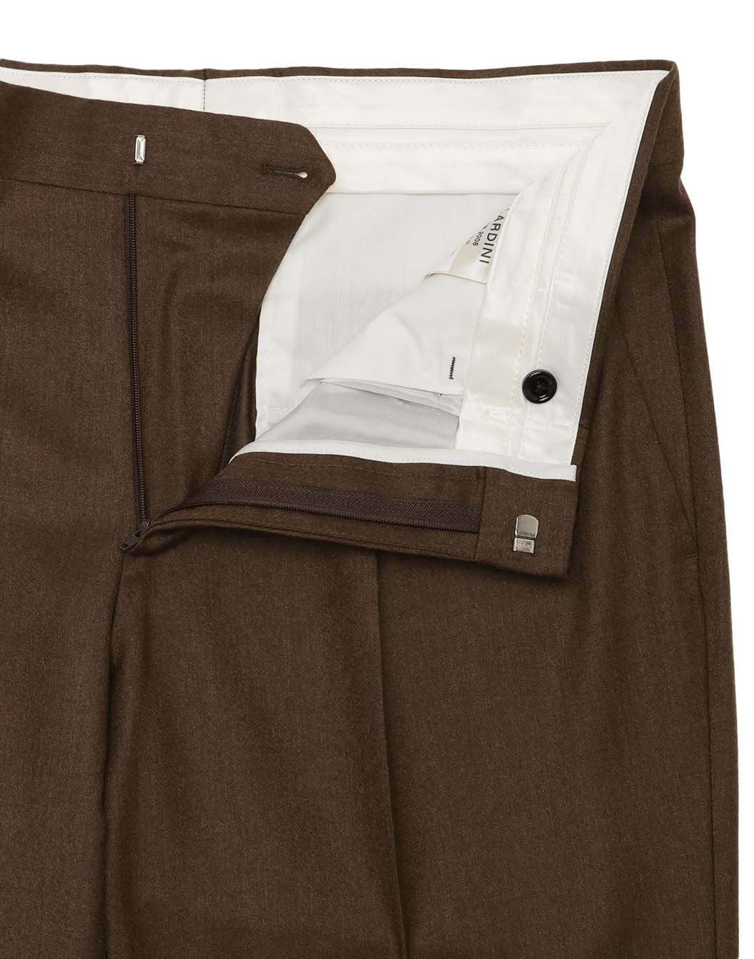 ウールカシミヤ ストレッチフランネル トラウザーズ