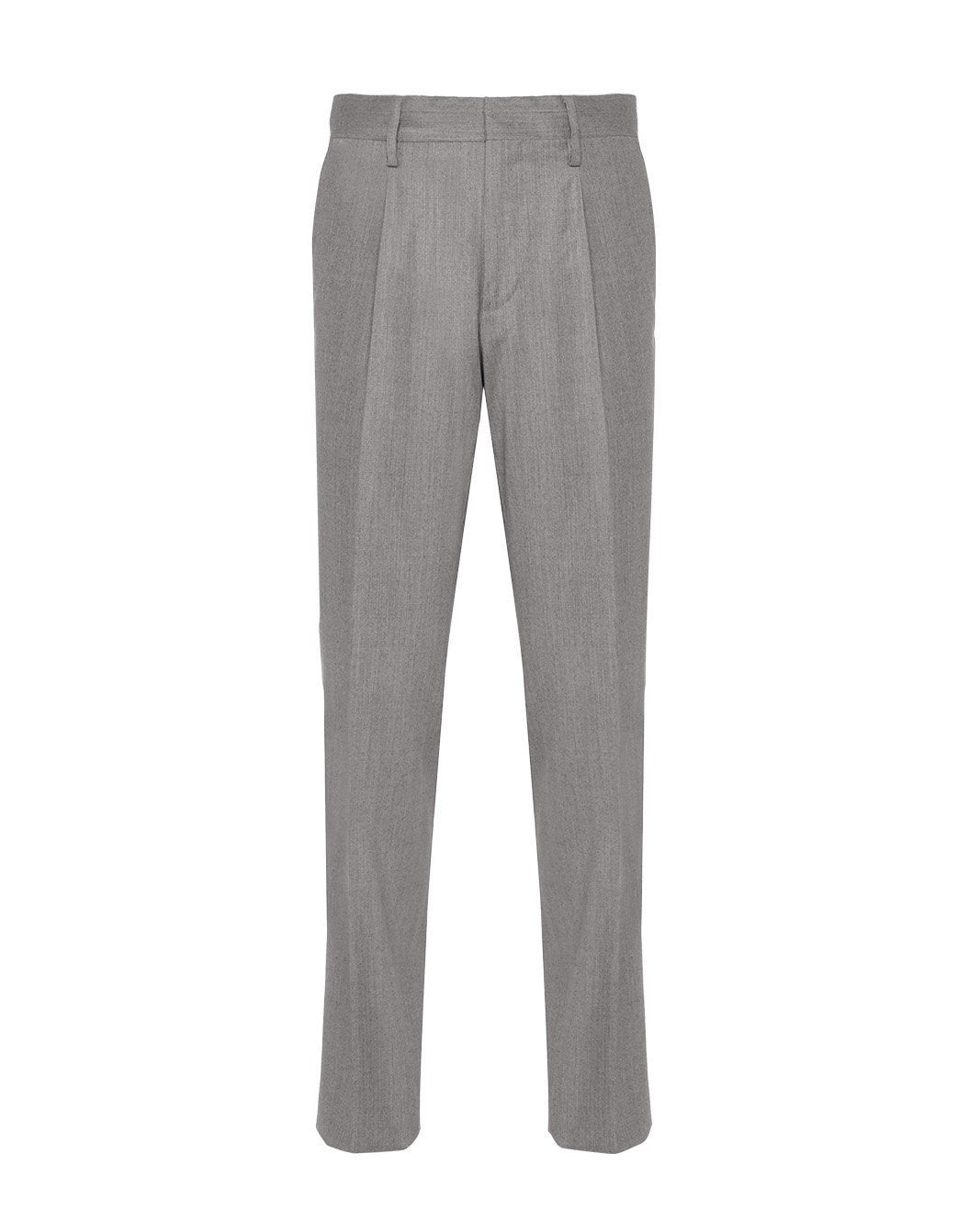 ウールカシミヤ ストレッチフランネル トラウザーズ