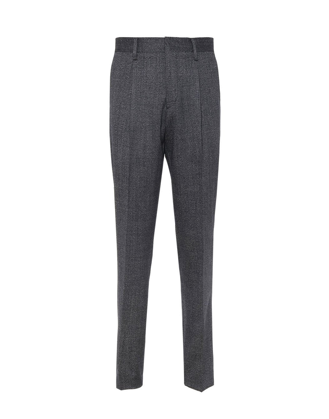 デニムルック ストレッチウール トラウザーズ