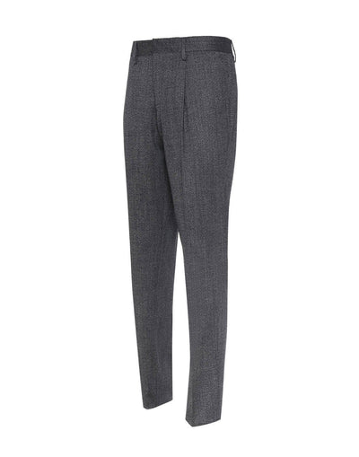 デニムルック ストレッチウール トラウザーズ