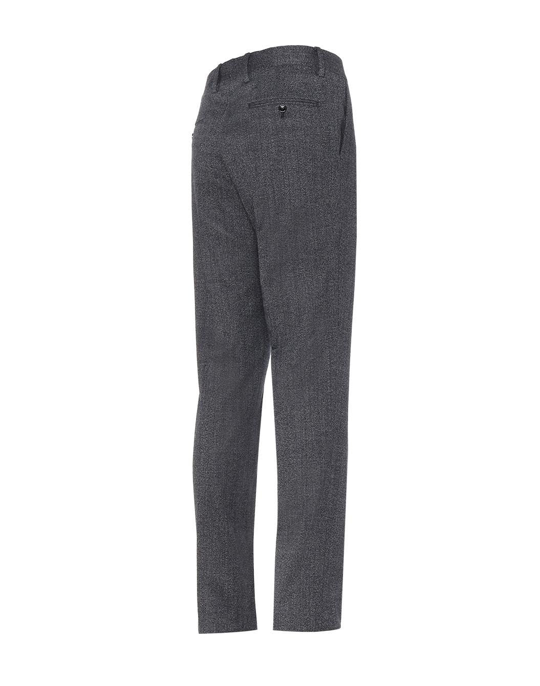 デニムルック ストレッチウール トラウザーズ