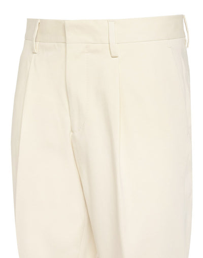 コットンストレッチ ツイルトラウザーズ