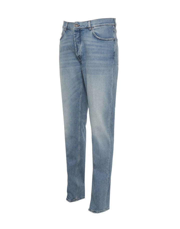 LARDINI ラルディーニ 5ポケット ウォッシュ加工 コットン デニム 31 ストレッチ ハードウォッシュデニム – LARDINI Online Store
