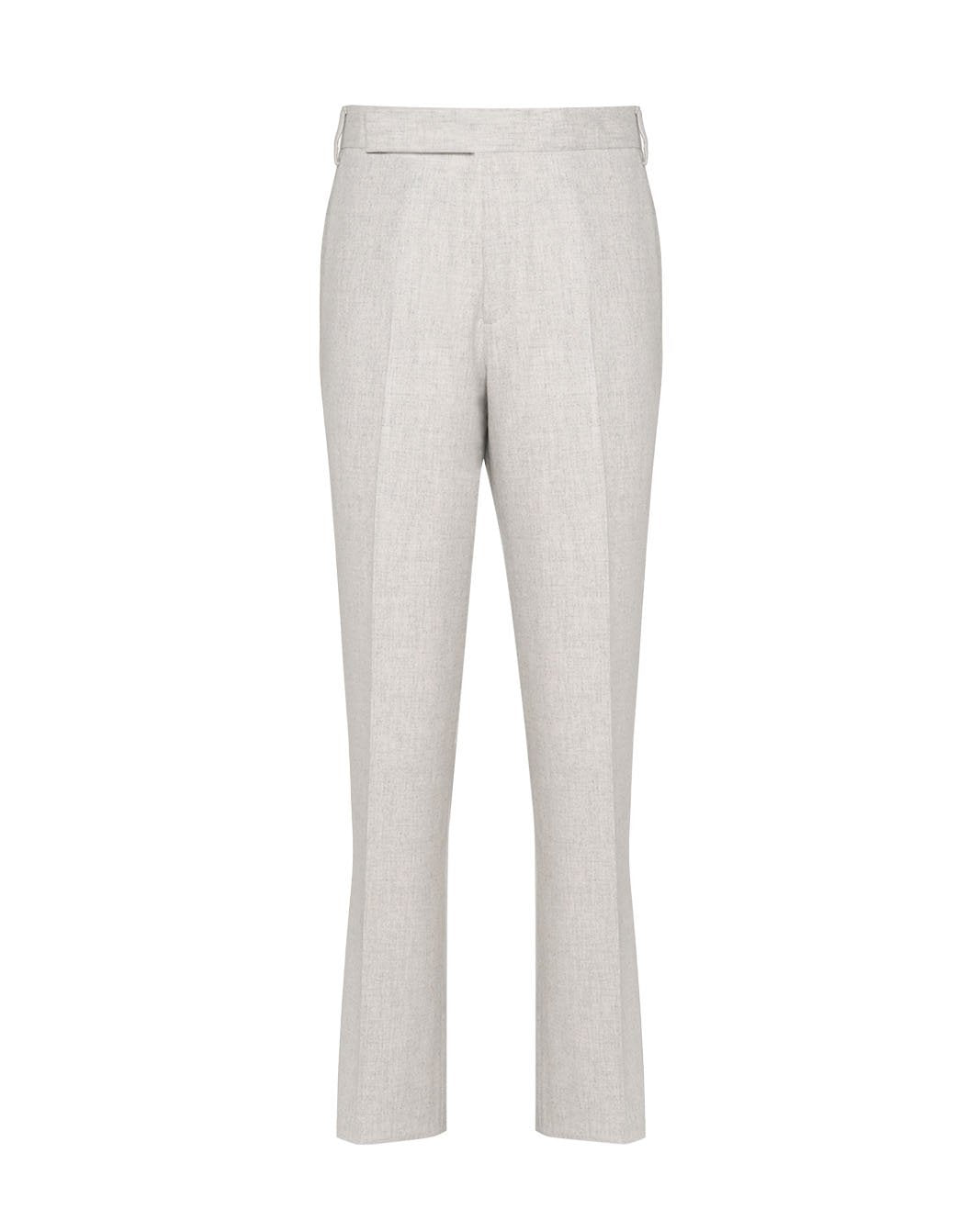 ウールカシミヤ ライトフランネル トラウザーズ