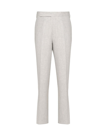 ウールカシミヤ ライトフランネル トラウザーズ