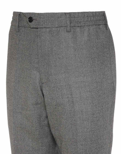 ハウンドトゥースチェック イージートラウザーズ