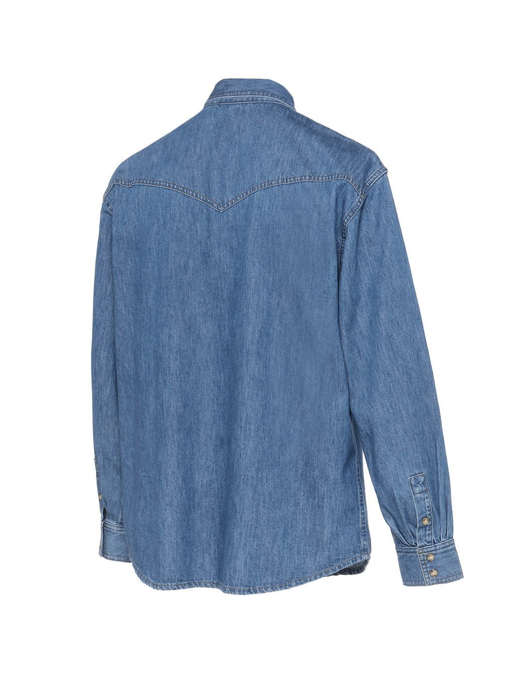 ウォッシュドデニム ウエスタンシャツ – LARDINI Online Store