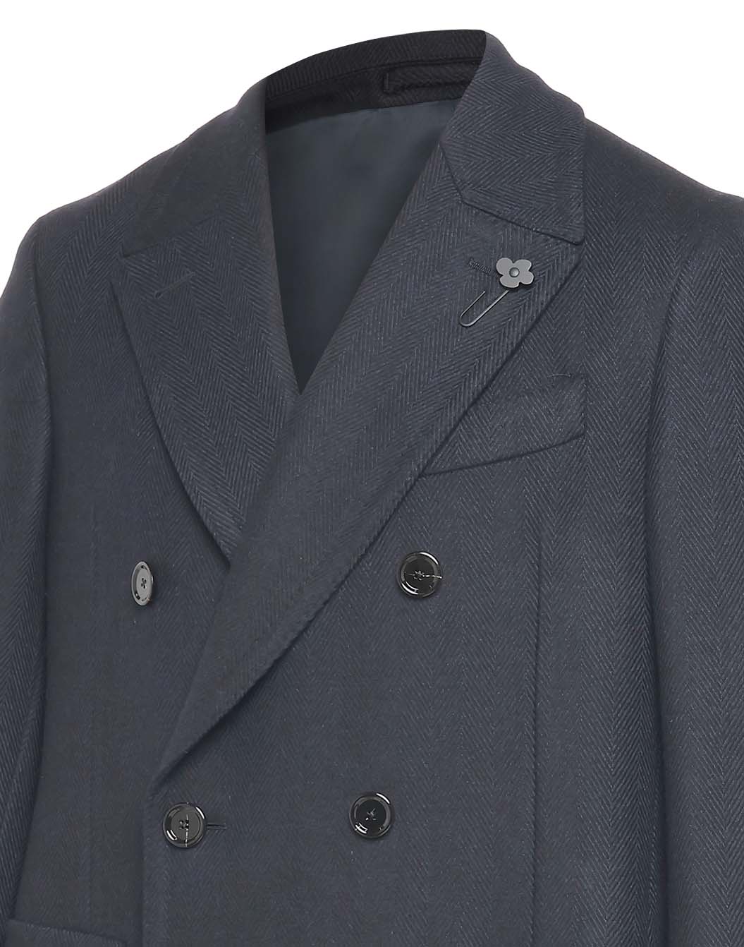 ウールカシミヤヘリンボーン アルスターコート – LARDINI Online Store