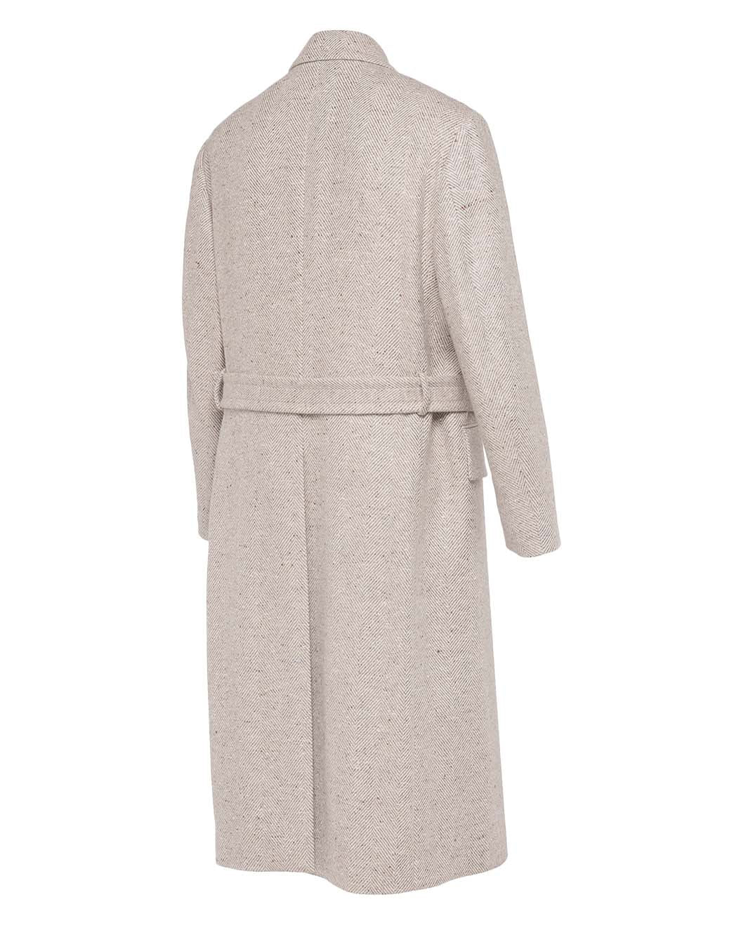 カシミヤコート カシミヤツイード ダブルブレステッドコート – LARDINI Online Store
