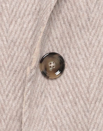 ウールカシミヤ ダブルフェイス ヘリンボーンコート