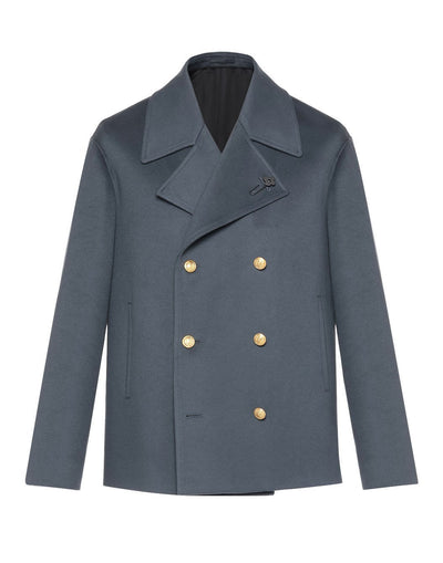 メタルボタン ショートピーコート