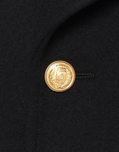 メタルボタン ショートピーコート